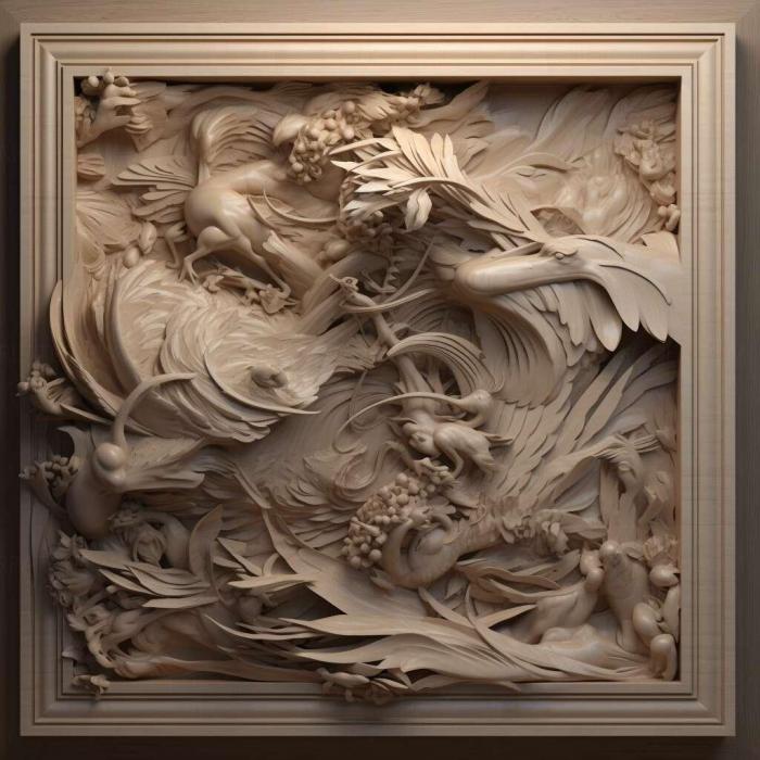 نموذج ثلاثي الأبعاد لآلة CNC 3D Art 